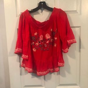 Off the shoulder blouse